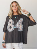 Spring Team Tee - Washed Black