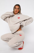 With Love For You Oversized Hoodie Moon