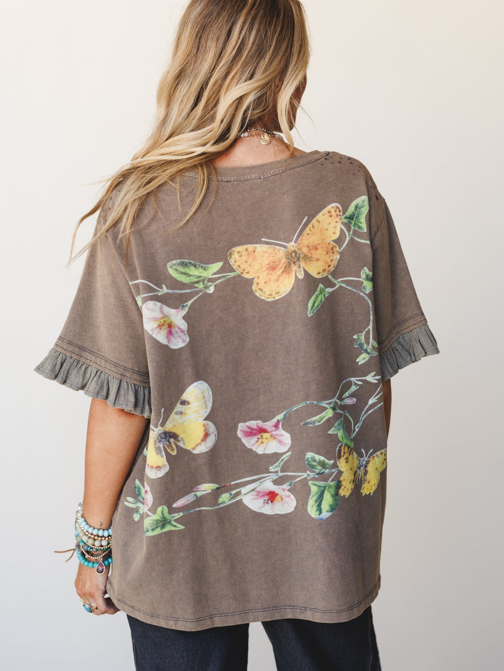 Garden Walks Tee - Ash