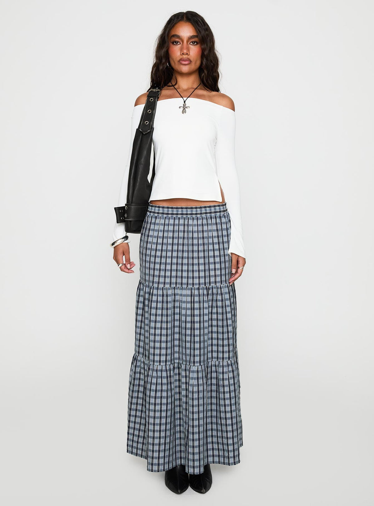 Maestro Off The Shoulder Top White
