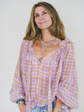 Lost in the Moment Blouse - Pink Orange