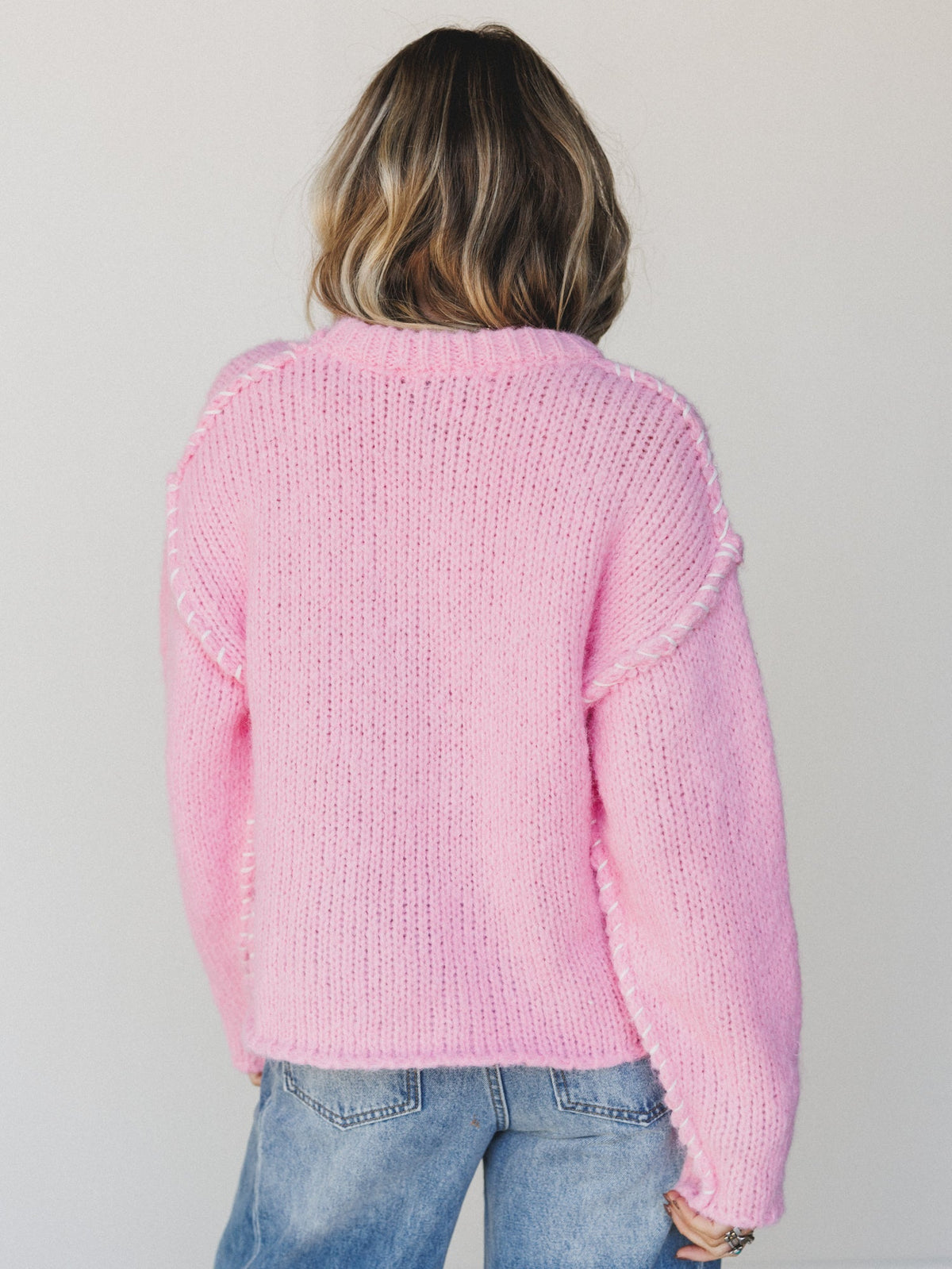 Rosy Days Sweater - Pink