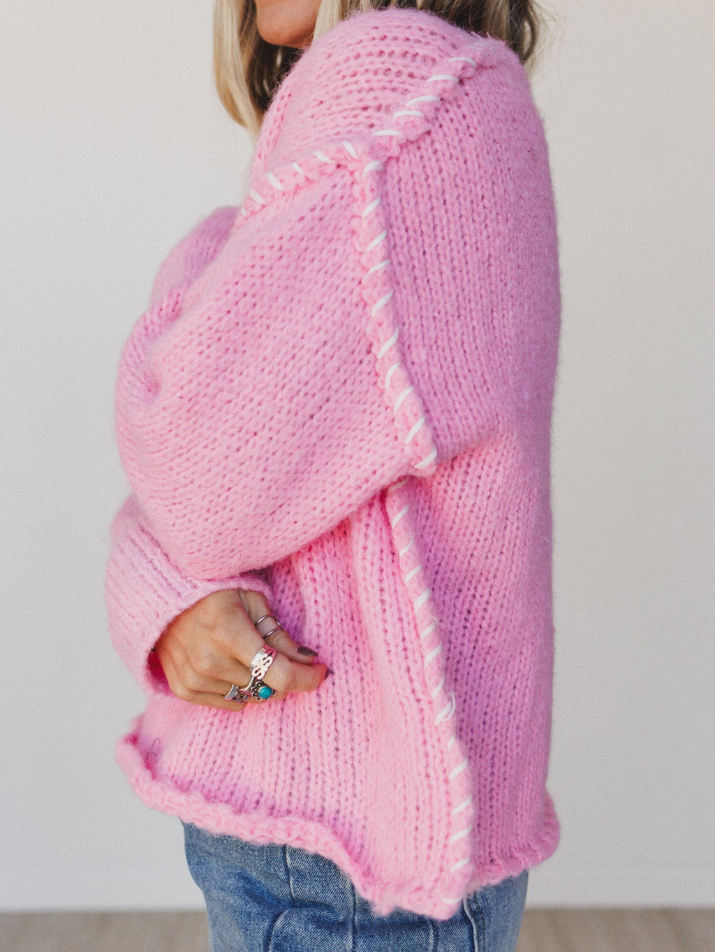 Rosy Days Sweater - Pink