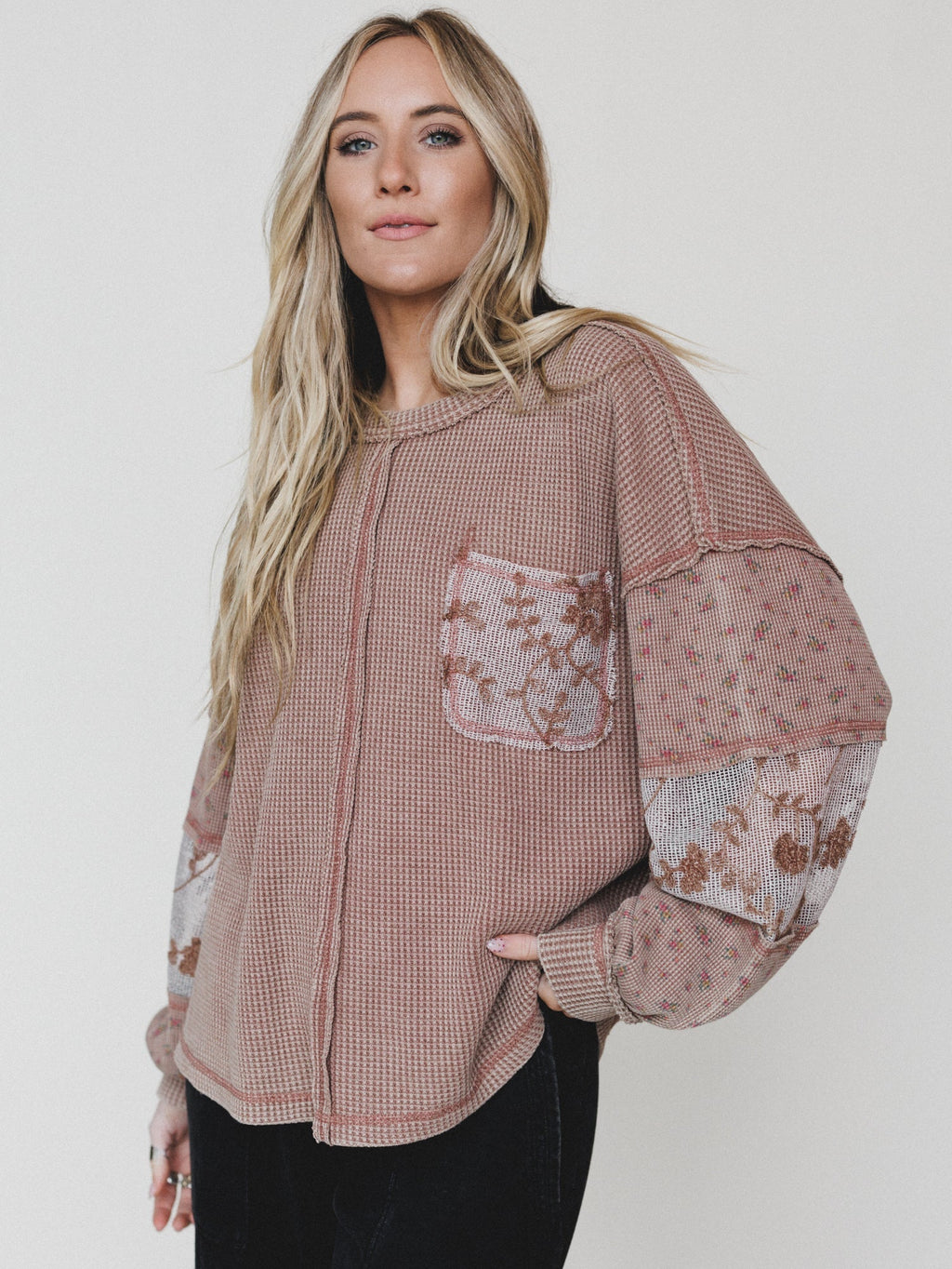 Daytime Cozy Top - Mocha