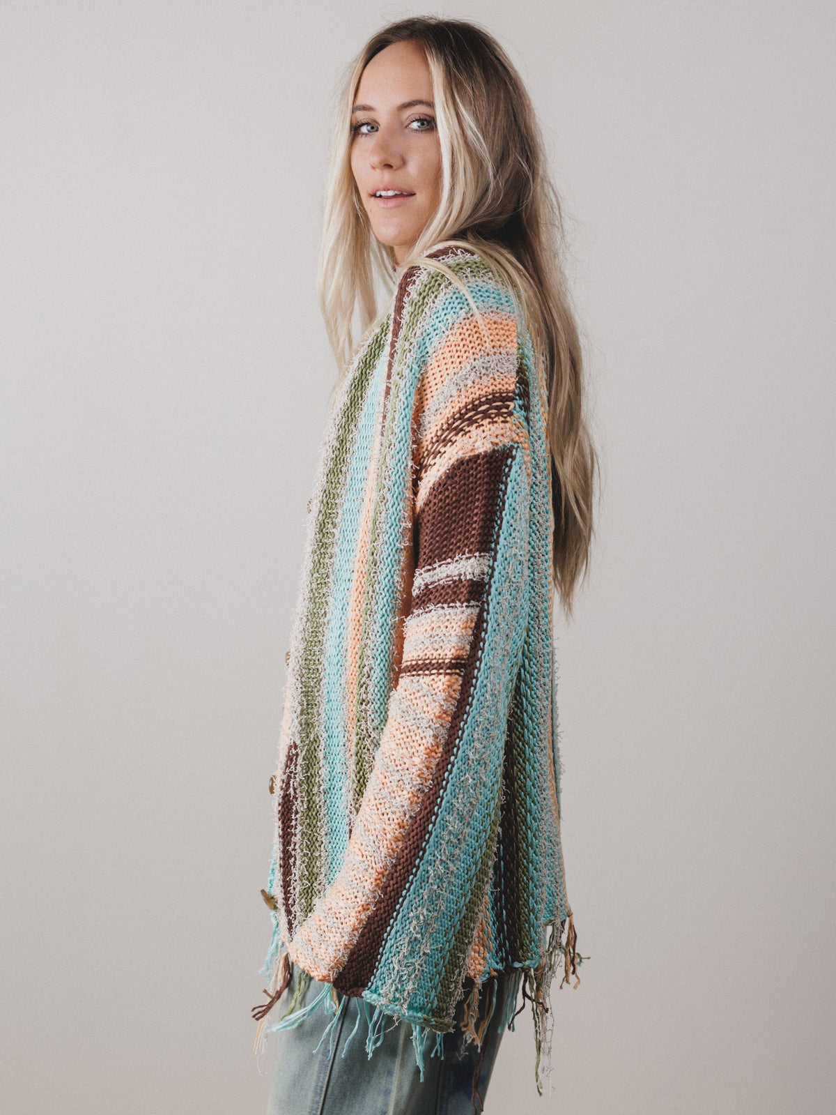 Baja Breeze Sweater - Peach