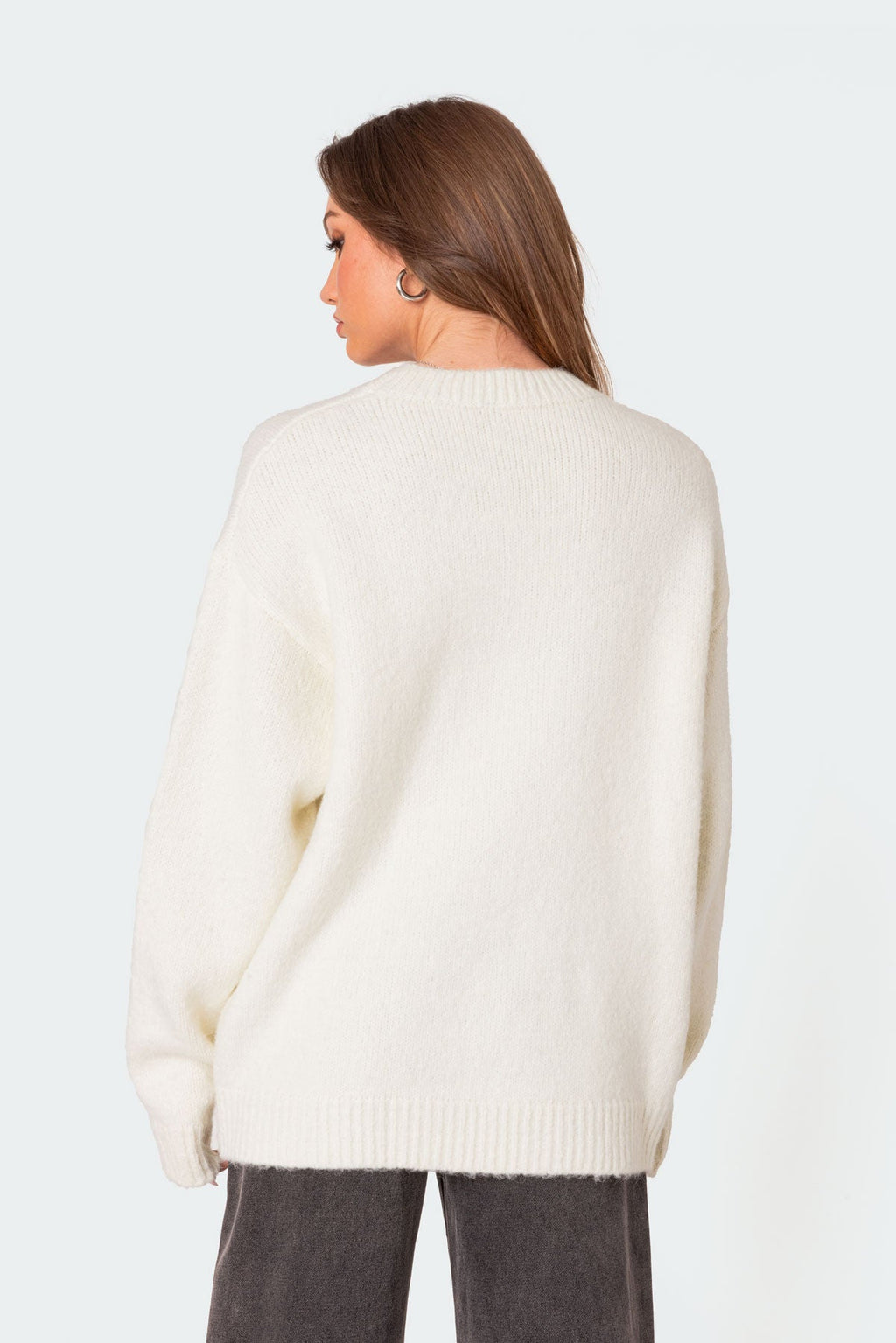 8 Ball Oversized Chunky Knit Sweater