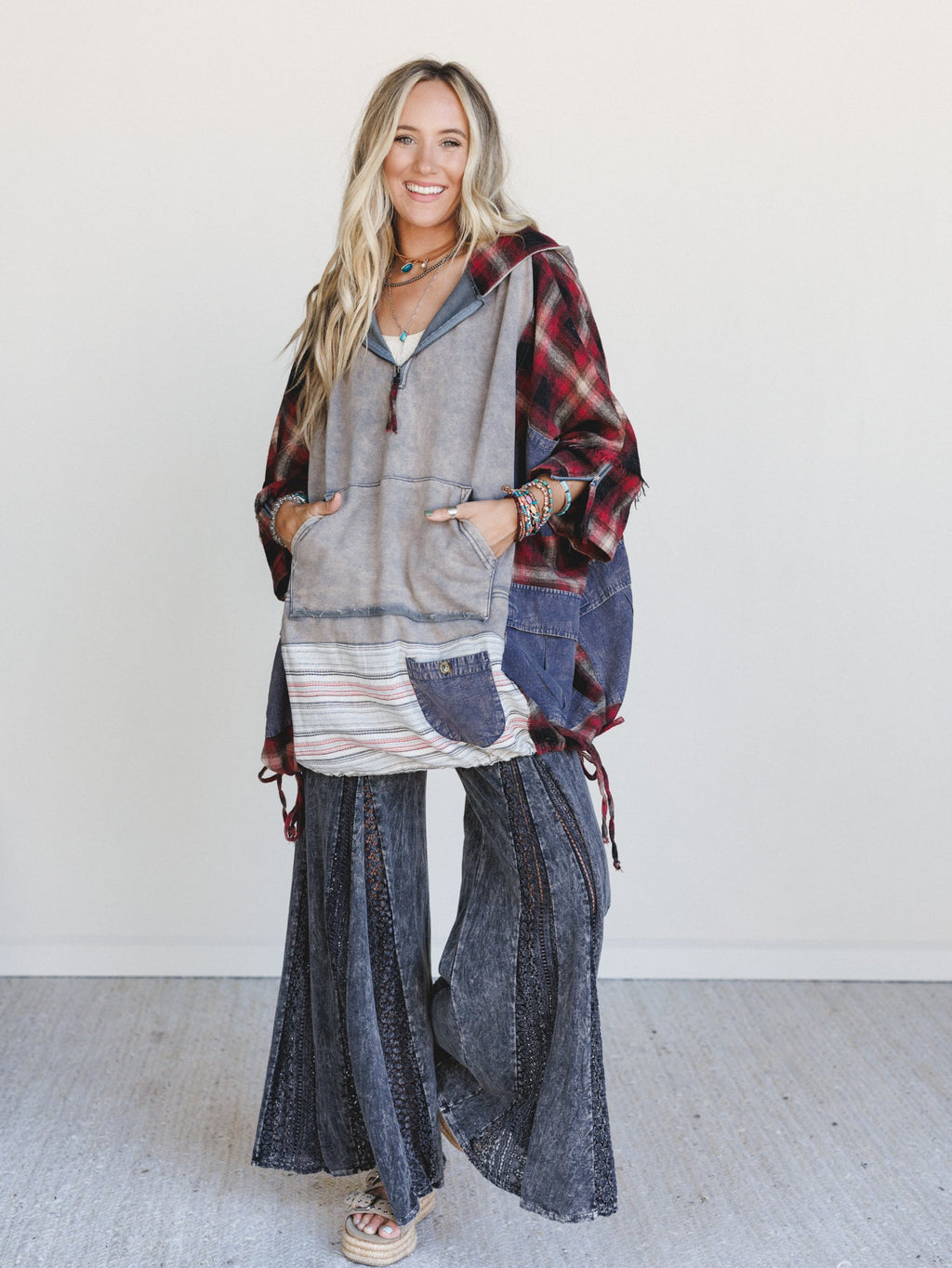 Spice Trail Top - Gray