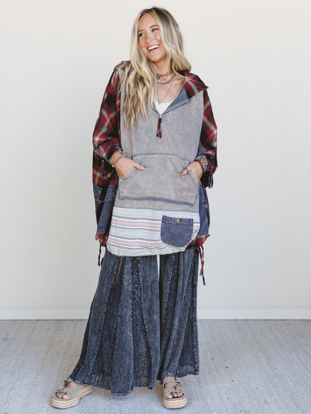 Spice Trail Top - Gray
