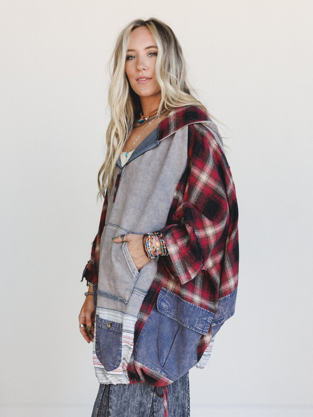 Spice Trail Top - Gray