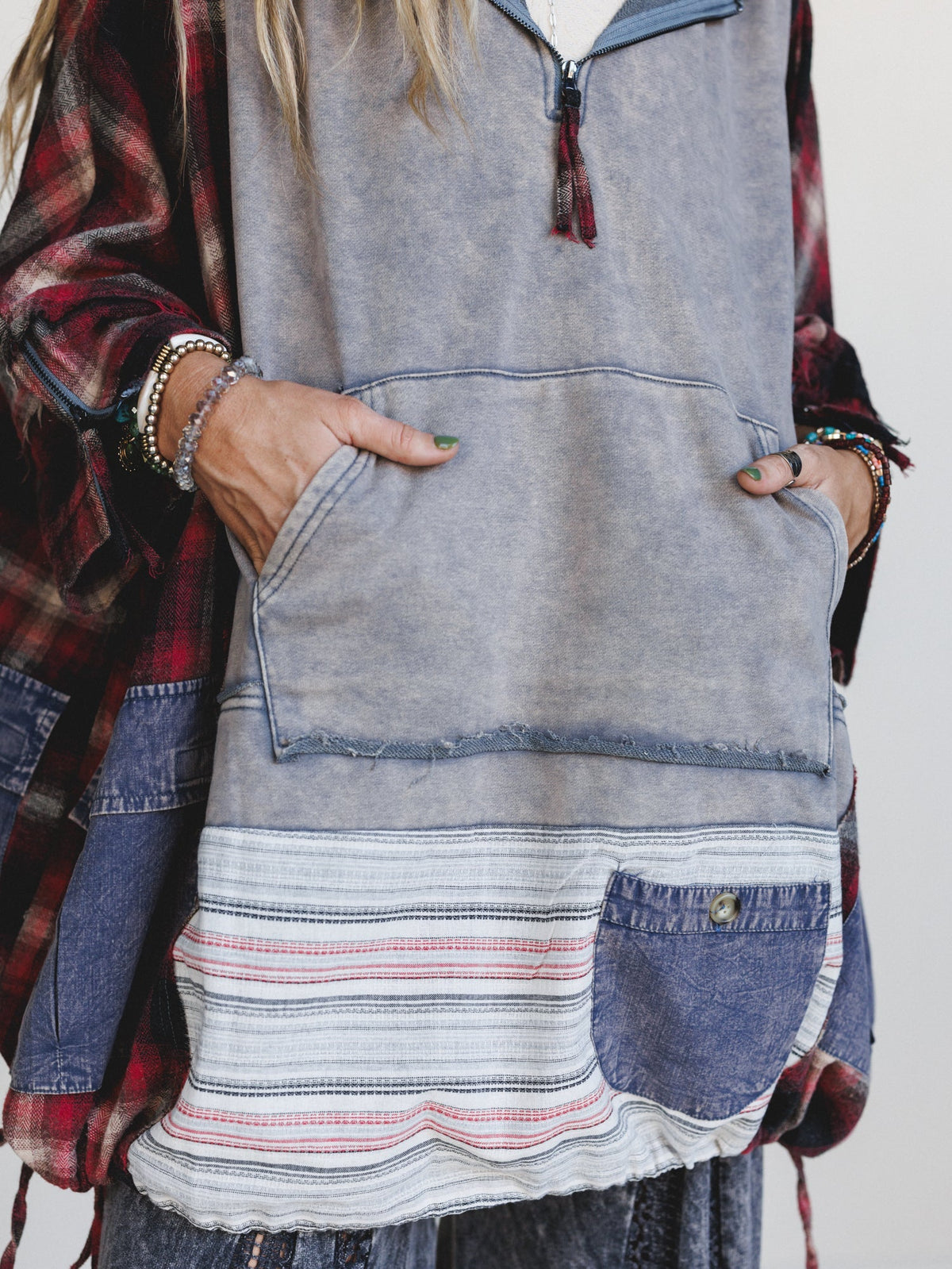 Spice Trail Top - Gray