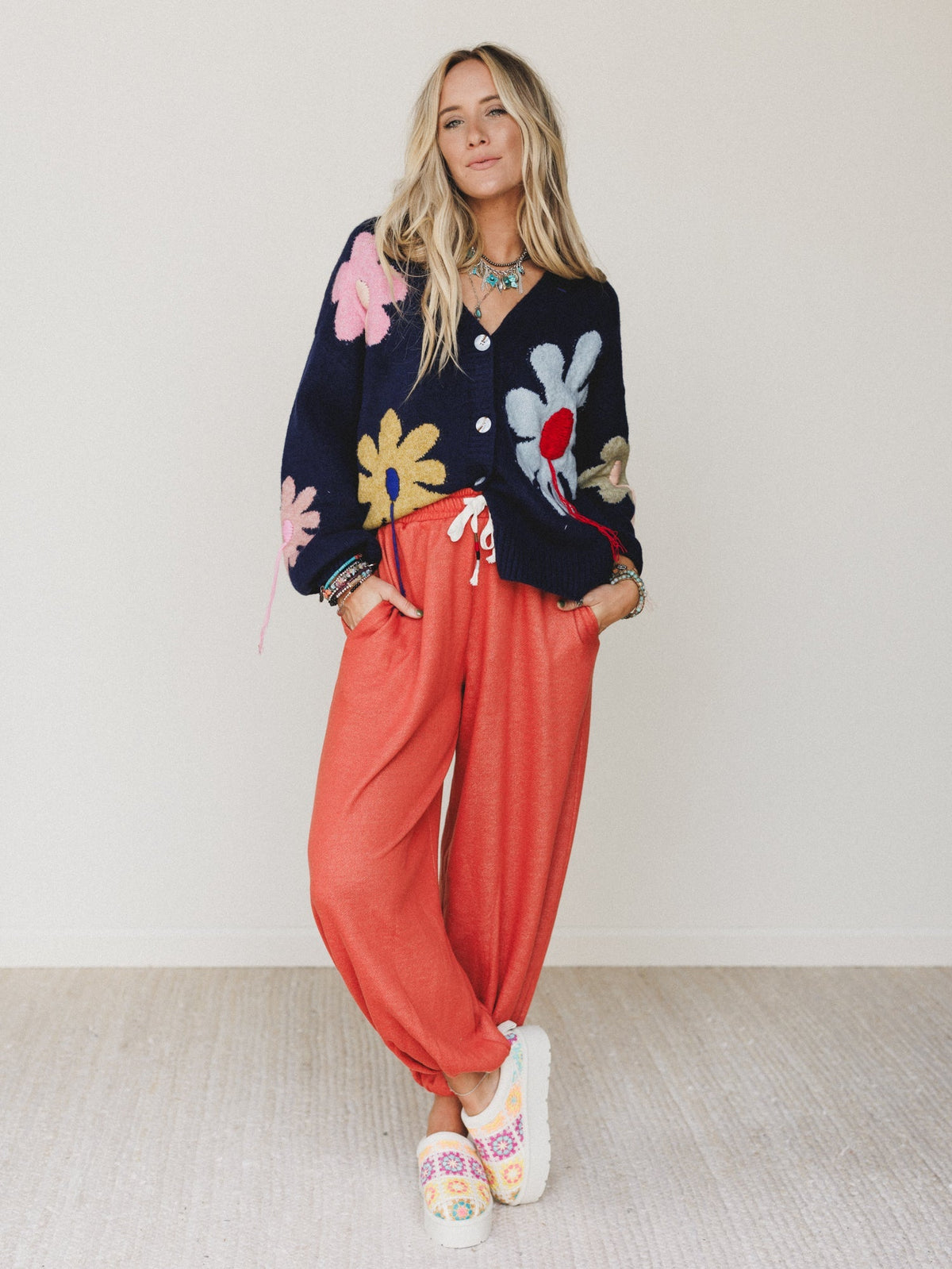 Good Mood Cardigan - Navy