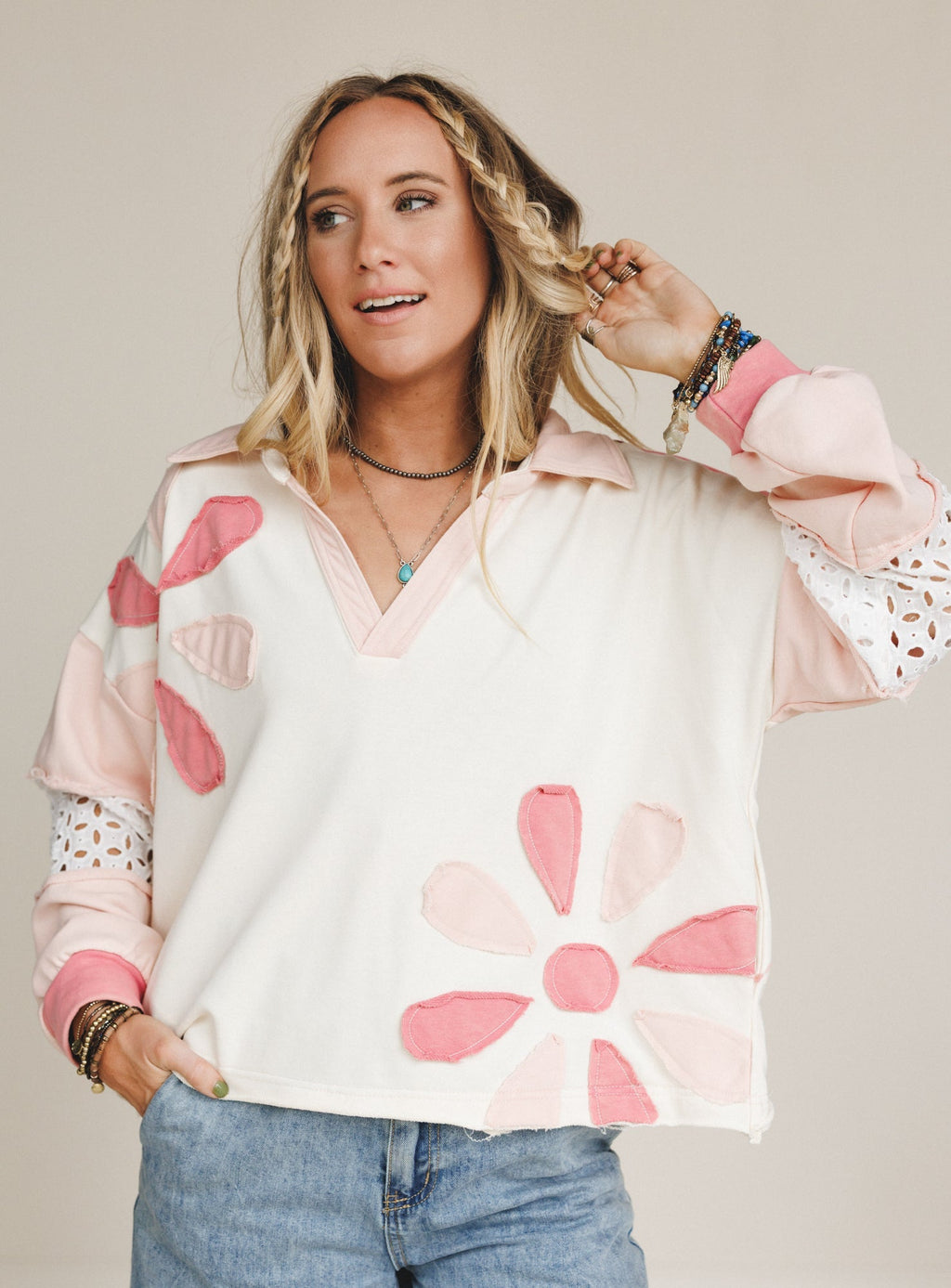 Petal Wish Top - Pink