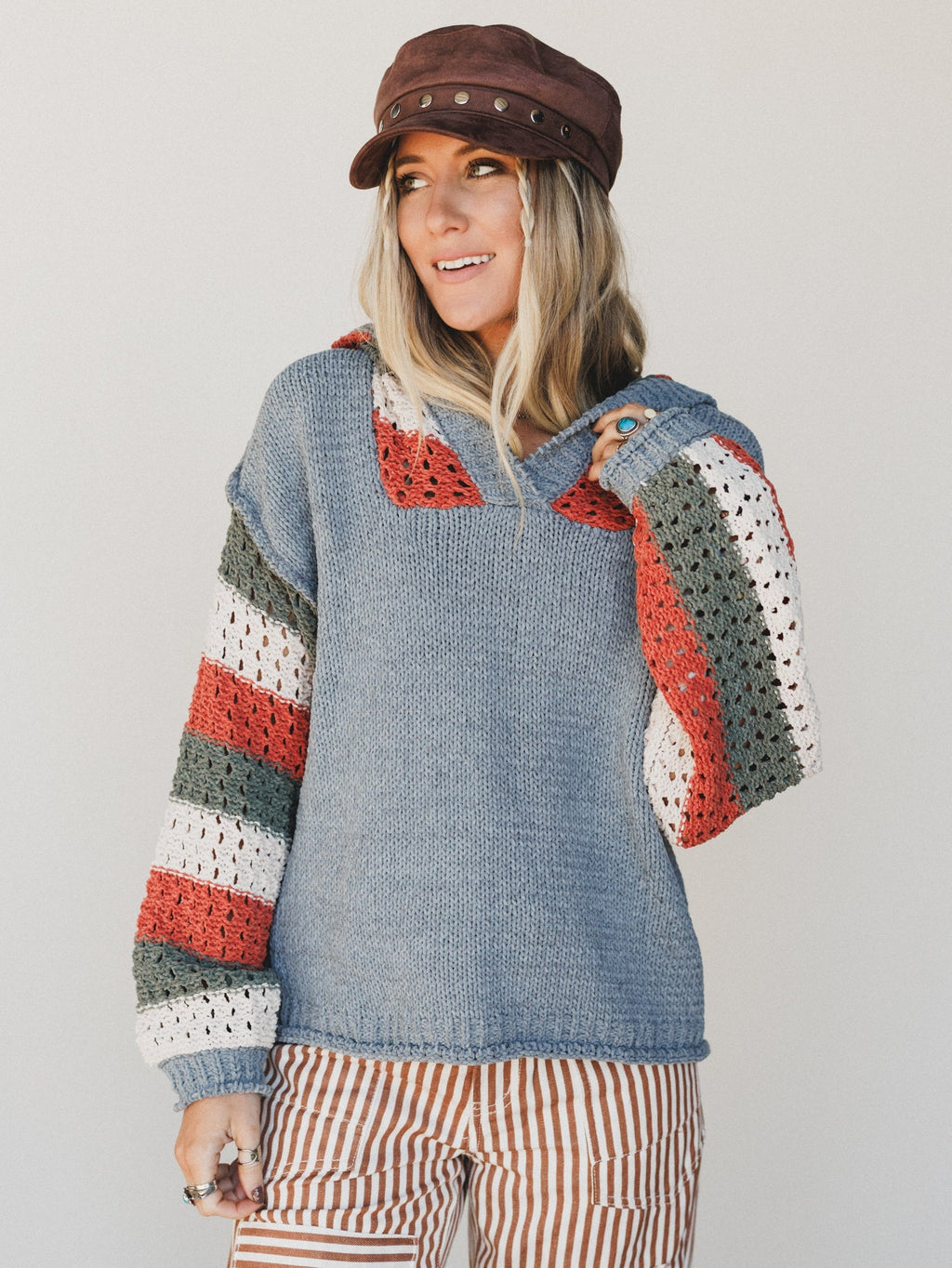 Groovy Somewhere Sweater - Navy