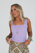 Tidepool Treasures Tank Top - Violet
