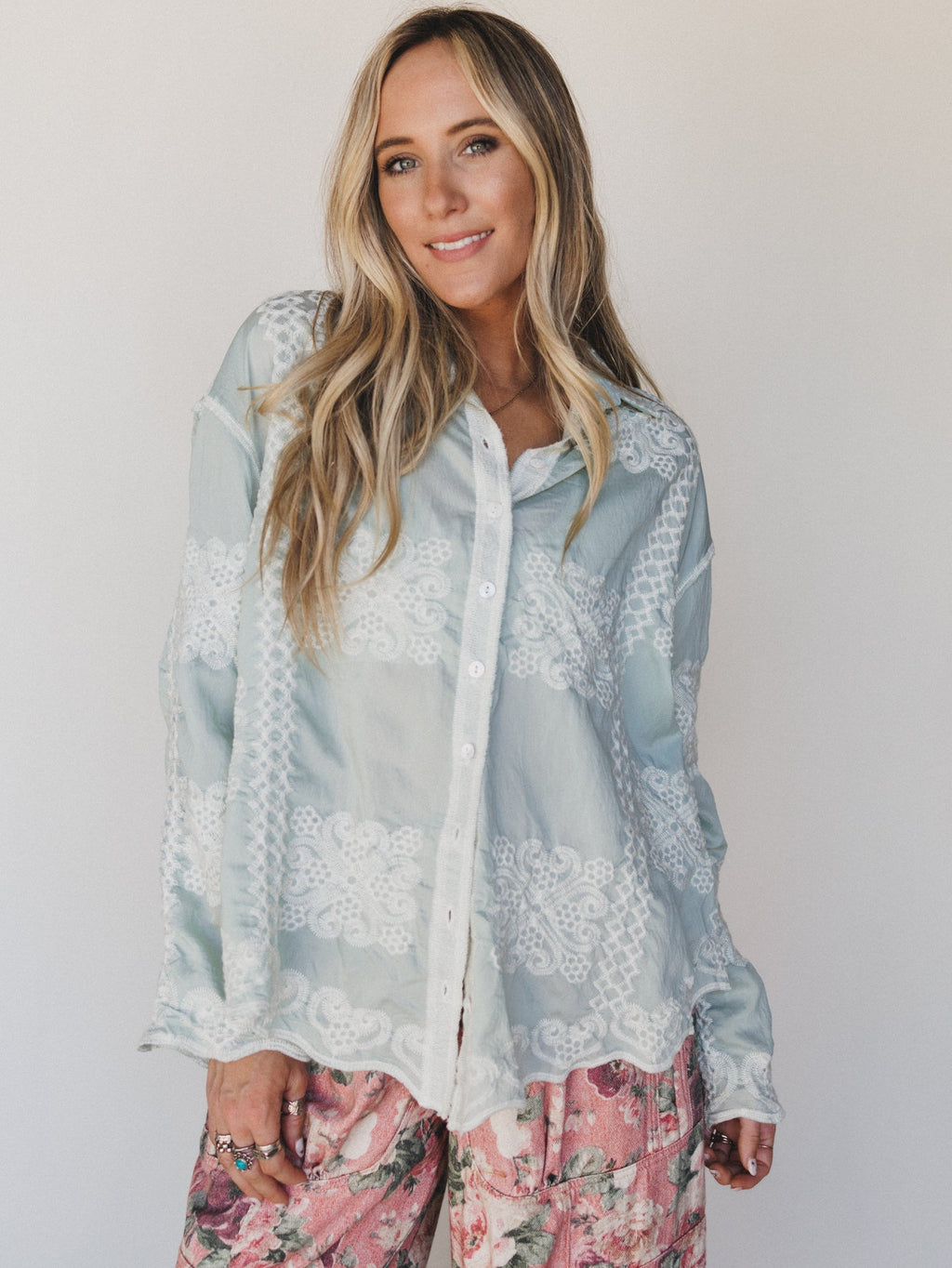 Spring Tune Blouse  - Mint