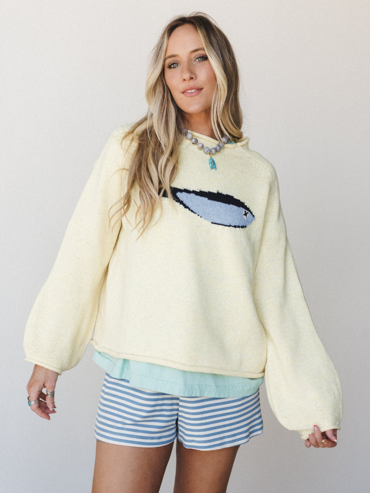 Marine Layers Sweater Top  - Butter