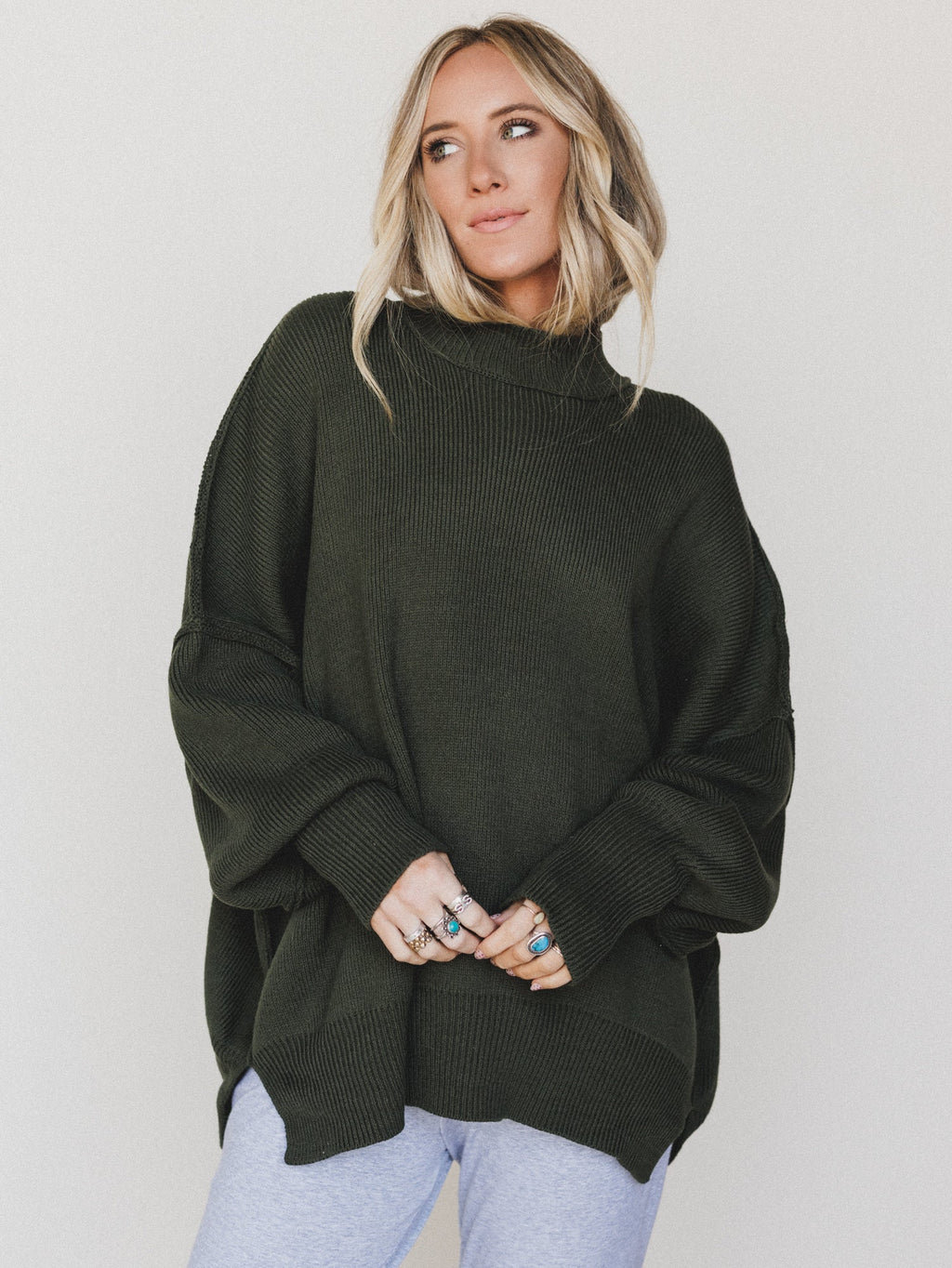 The Perfect Sweater  - Dark Olive