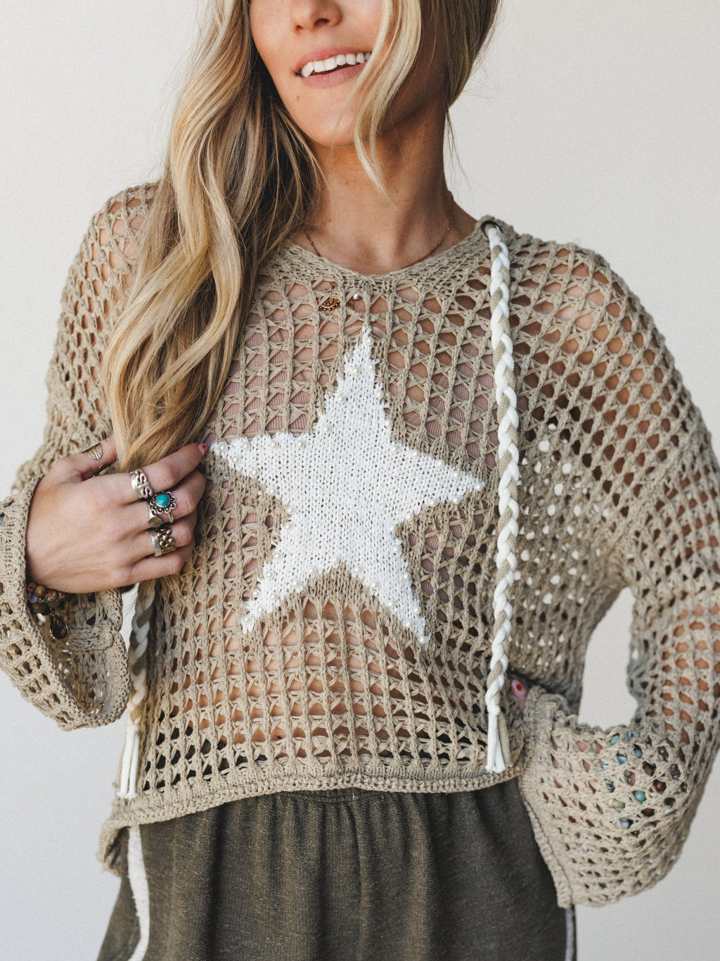 She's a Star Top - Olive