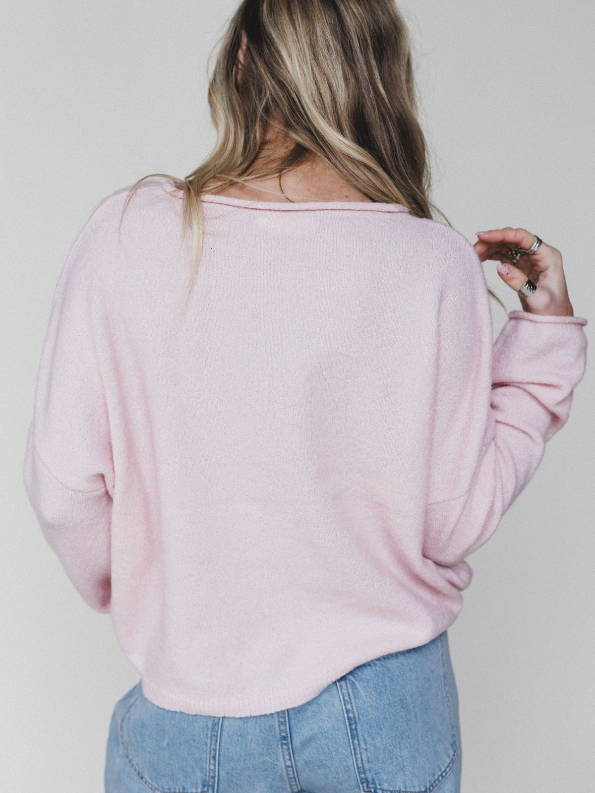 Still Mornings Sweater - Baby Pink
