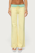 Clioh Contrast Waist Sweatpants