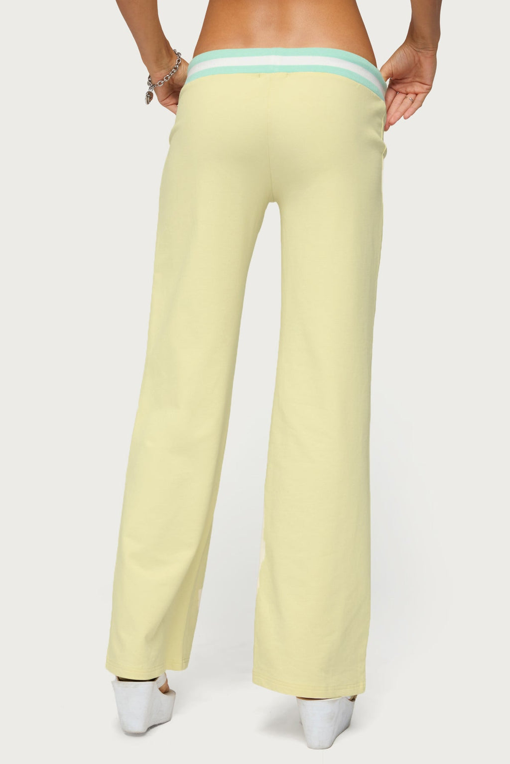 Clioh Contrast Waist Sweatpants