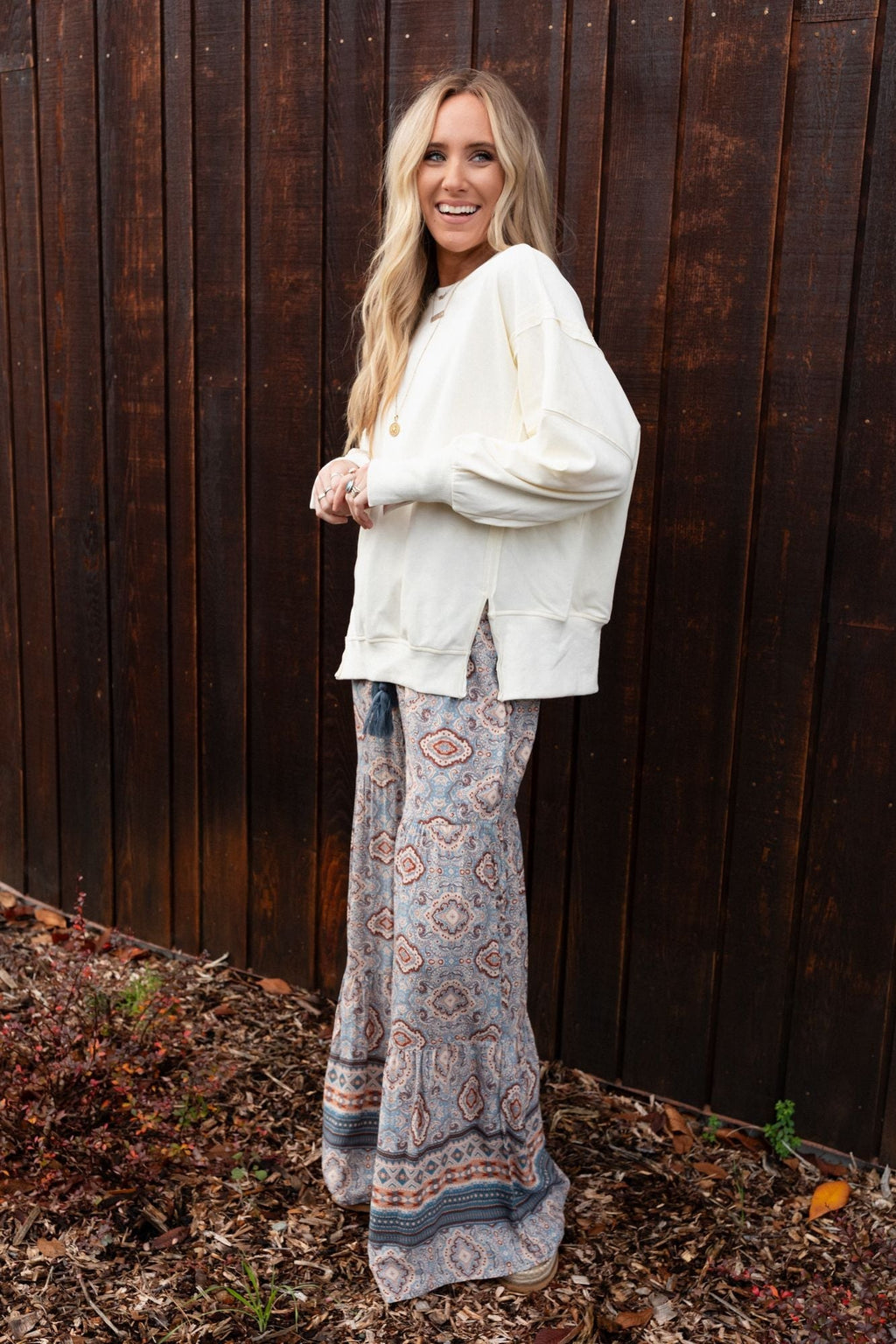 Work It Out Sweatshirt - Ivory